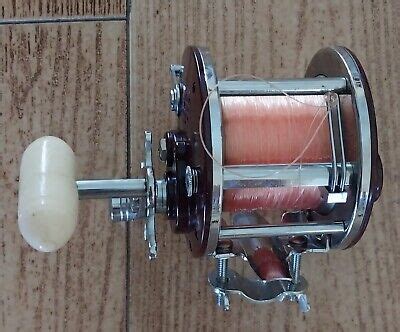 Vintage Penn Peer No Level Wind Saltwater Fishing Reel Made In Usa