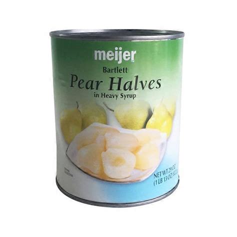 Meijer Bartlett Pear Halves In Heavy Syrup Oz Delivery Or Pickup