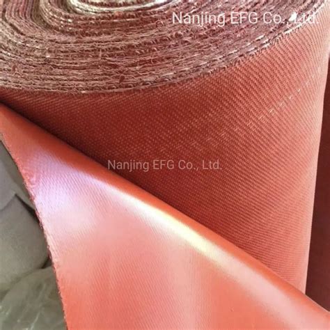 Silicone Rubber Coated Fiberglass Fabric Cloth With Chemical Corrosion