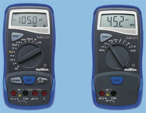 Mx0022 Z Metrix Mx 22 Handheld Digital Multimeter True Rms 10a Ac