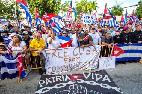 Los Cubanos De Miami Exigen A Biden “acciones Concretas” Para Liberar A