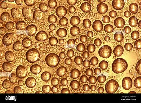 Group Of Drop Of Water On Glass Surface Stock Photo Alamy