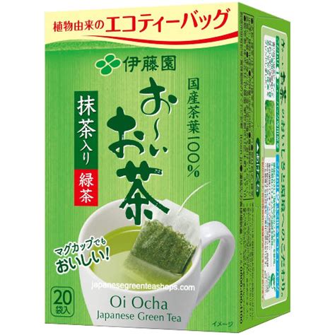 Ito En Oi Ocha Eco Green Tea Bags 20 Pack Japanese Green Tea Shops