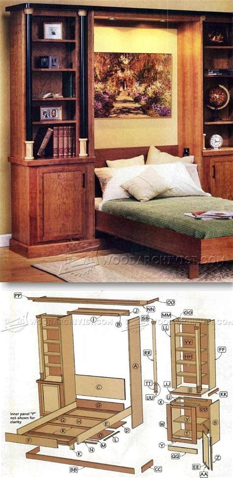 Murphy Bed Plans - Furniture Plans and Projects | WoodArchivist.com ...