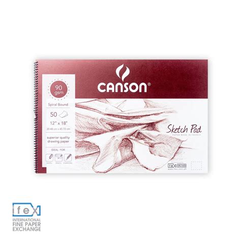 Canson Sketch Pad 90gsm 12 X 18 50sheets Lazada Ph