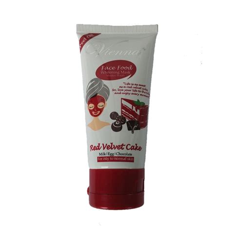 Jual Vienna Face Food Mask Peel Off Red Velvet Cake Tube Ml