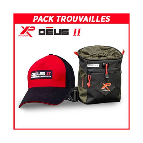 Pack Casquette XP DEUS sacoche à trouvailles XP Pouch