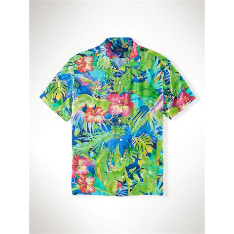 Polo Ralph Lauren Floral Print Camp Shirt For Men Lyst