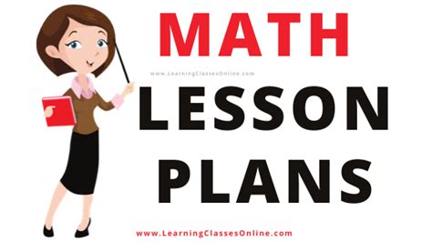 Lesson Plan For Maths Class Pdf