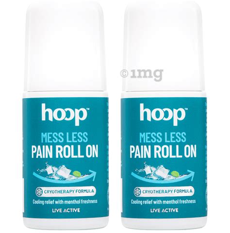 Hoop Pain Relief Roll On Cryotherapy 50ml Each Buy Combo Pack Of 2