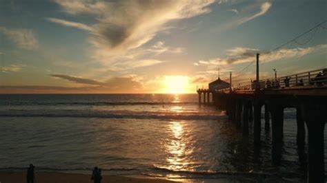 93 Manhattan Beach Pier Sunset Los Angeles California Manhattan Beach ...