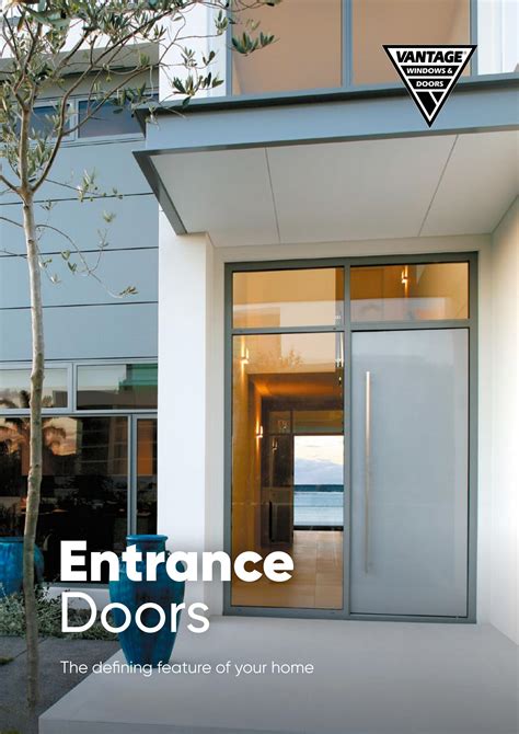 Vantage Entrance Doors Brochure By Apl Window Solutions Issuu