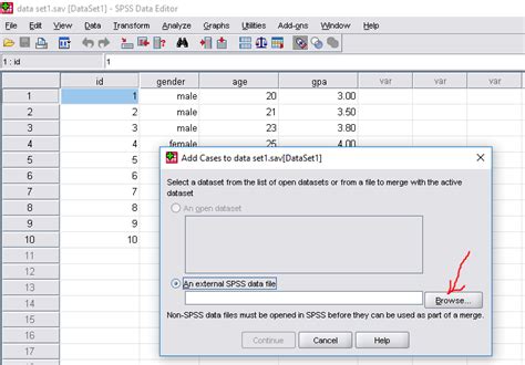 How To Analyze Data Using SPSS Part 6 How To Merge File In SPSS