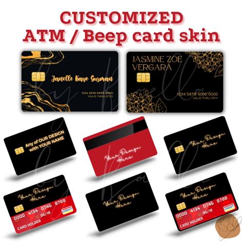 Customized Atm Debit Credit Beep Card Skin Personalized Atm