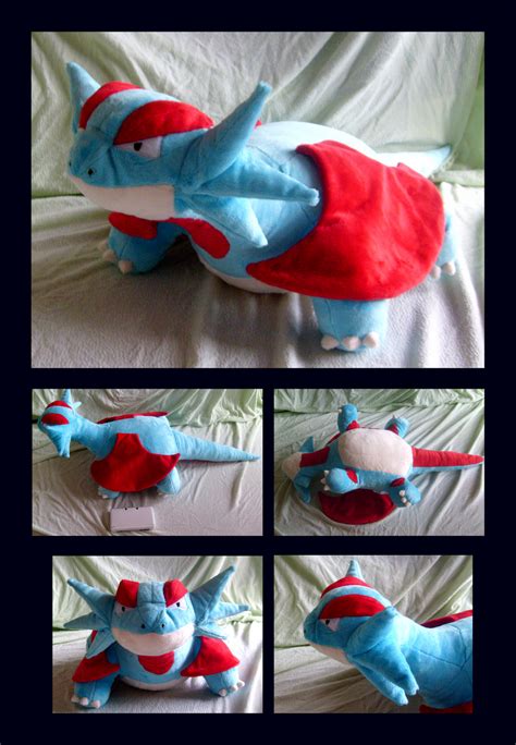 Salamence Plush by Lighiting-Dragon on DeviantArt