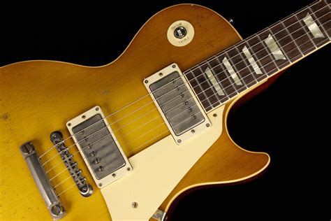 Gibson Custom Murphy Lab 1958 Les Paul Standard Reissue Heavy Aged Lemon Burst Sn 80550