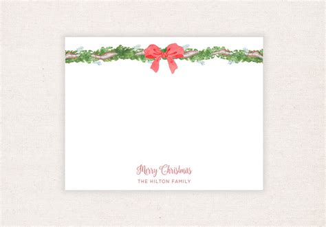 Printable Christmas Note Cards, Holidays Thank You Notecards, Christmas ...