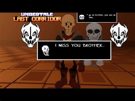 Maxed Disbelief Papyrus Gameplay Undertale Last Corridor Ulc Youtube