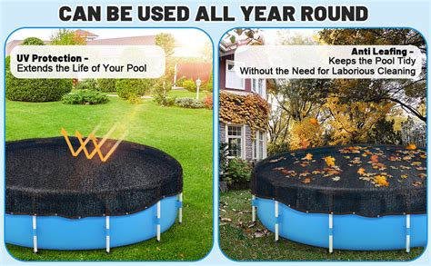 Amazon Pool Leaf Net Cover Ft Round Leaf Net For Above Ground