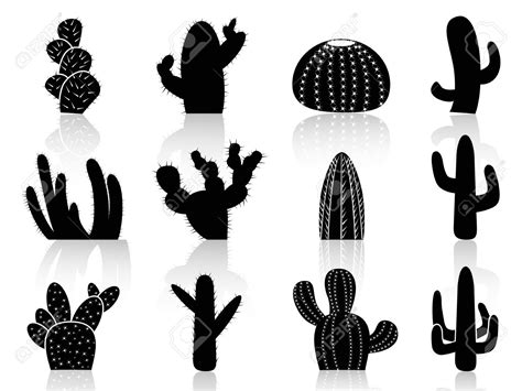 cactus silhouette clipart - Clipground