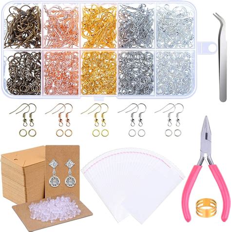 About Pcs Diy Earring Findings Kits Types Tools For Jewelry Making