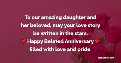 To Our Amazing Daughter And Her Beloved May Your Love Story Be Written