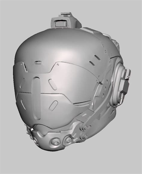 Titanfall Kanes Helmet by Jace1969 | Download free STL model ...