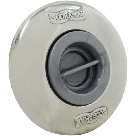 Dispositivo De Aspiracao Sodramar Abs Inox Pratic Mm Para Piscina De