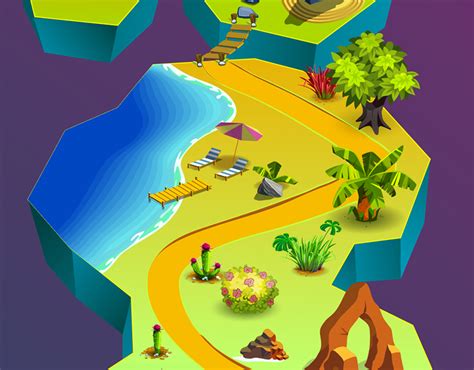 Isometric Map On Behance