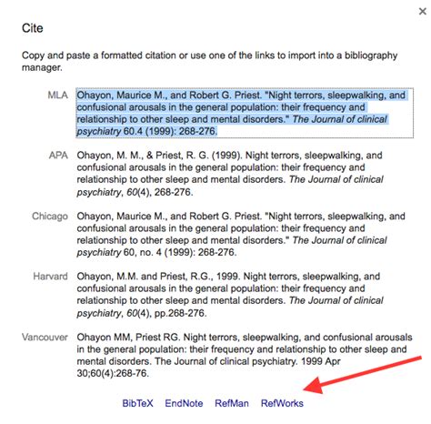 Citing With Google Scholar Citing Sources LibGuides At University