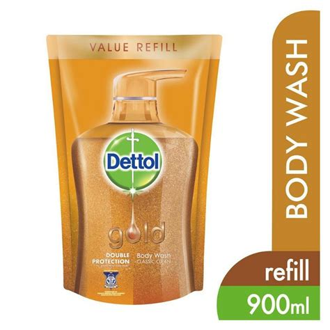 Jual Dettol Gold Classic Clean Anti Bakterial Bodywash Ml Shopee