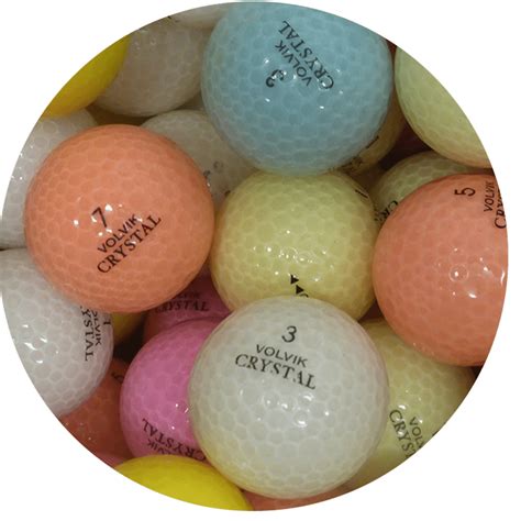 Used Volvik Crystal Golf Balls Second Hand Golf Balls 4 You