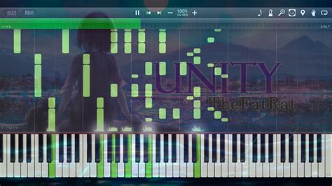 純鋼琴音樂TheFatRat Unity Piano Cover YouTube