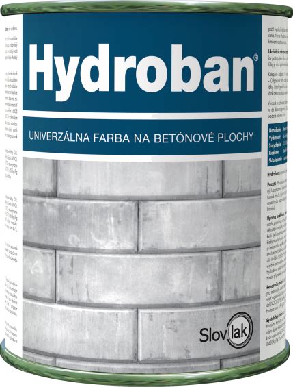 Slovlak Hydroban Univerz Ln Barva Na Beton Kg Ed Od K