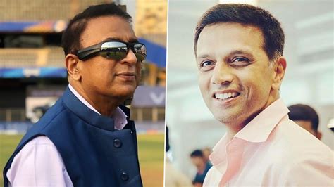 Cricket News Rahul Dravid’s Application For India’s Head Coach Job Was A Formality Sunil