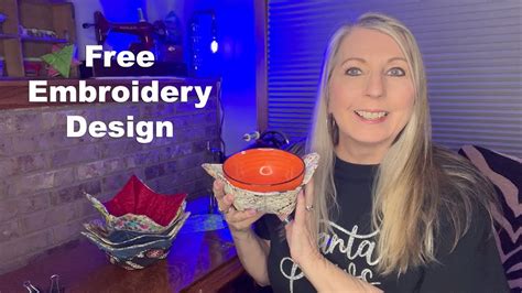 Free Ith Bowl Cozy Free Embroidery Design Youtube