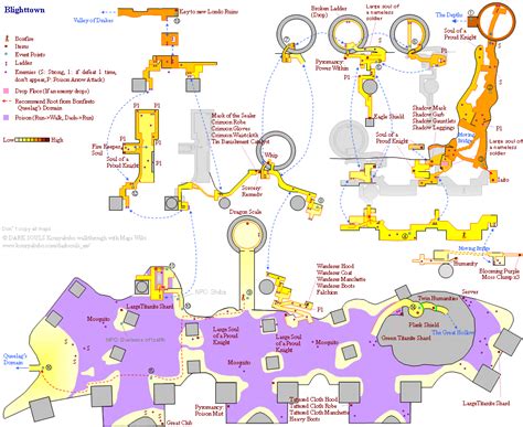 Dark Souls Blighttown Map - Osaka On A Map