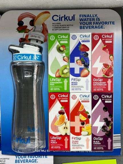 (3) CIRKUL WATER BOTTLE SETS - Earl's Auction Company