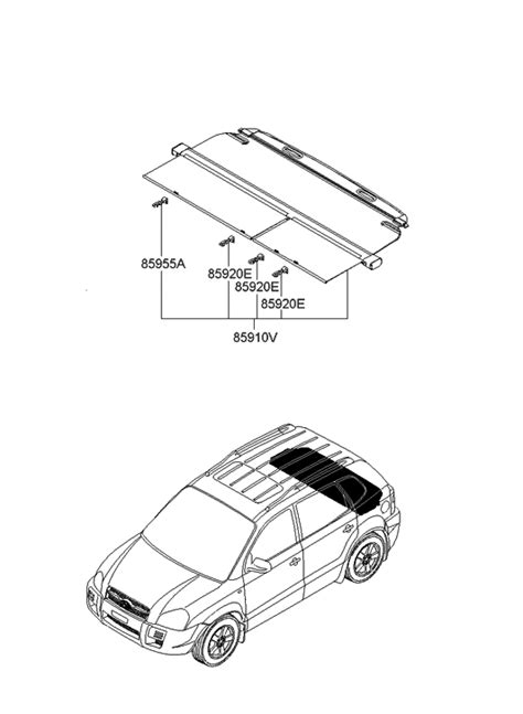 85825 2e001 Wk Genuine Hyundai Trim Cowl Side Lh