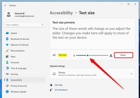 Como Manter O Tamanho Da Fonte Ao Colar Texto - Como alterar o tamanho da fonte no Windows 11 - All Things Windows