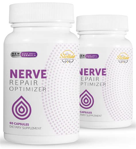 2 Pack Nerve Repair Optimizer Mejora El Sistema Nervioso 60 Cápsulas