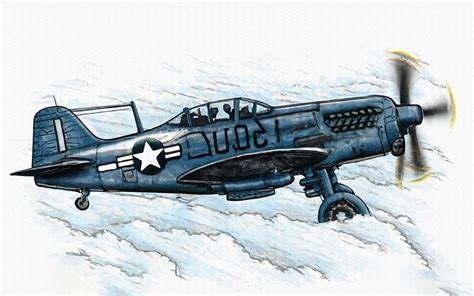 Chance Vought F U Corsair Fighter World War Ii Aircraft Ww F U Corsair