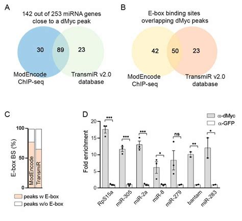 Identification Of Myc Regulated Mirnas In Drosophila A Venn Diagrams