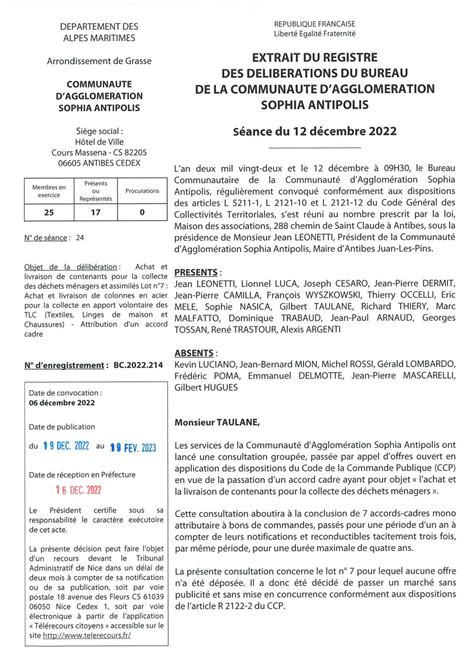 Calaméo BC 2022 214 DCP Achat Et Livraison Colonnes Collectes TLC