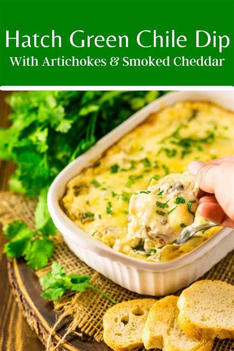 Hatch Green Chile Dip With Artichokes Best Appetizer Recipes Easy