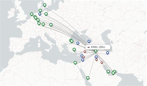 Iraqi Airways flights from Erbil, EBL - FlightsFrom.com