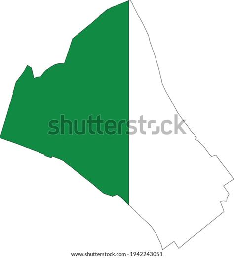 Current Official Flag Map Schaerbeek Municipality Stock Vector (Royalty ...