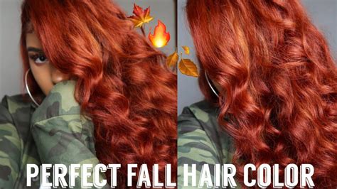 Cinnamon Spice Copper Hair Color Sza Inspired Color Youtube