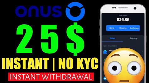 New Onus Airdrop Instant 10 Pr Account Without Kyc Without Invest