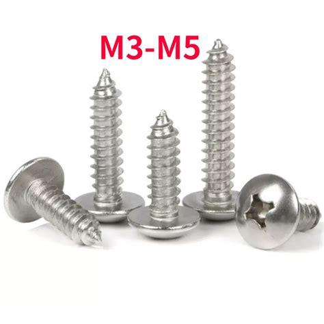 XJK 304 Stainless Steel Phillips Large Flat Head Self Tapping Screw